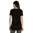 thumbnail image 4 of Inkmeso T-shirt Basique Col en U Été Manches Courtes Coton Uni Femmes, 4 of 7