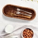 thumbnail image 4 of Canasta de almacenamiento de Cubios Tejidos, Cesta de Desagüe apilable imitación rathetica imitación ratan casor de pan de ratan, 4 of 7