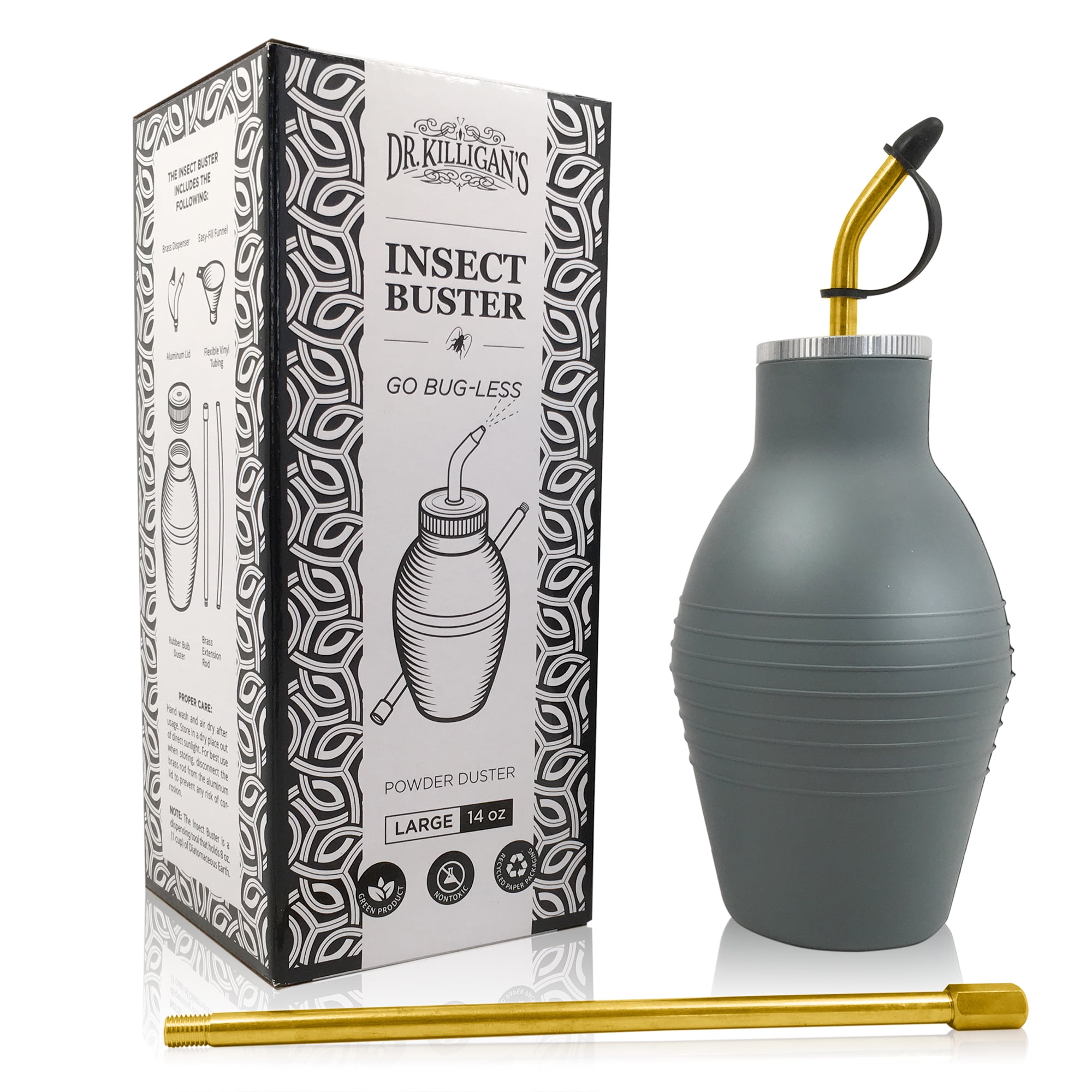 Dr. Killigan's Insect Buster Bulb Duster, Insecticide Applicator