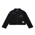 thumbnail image 4 of Women's Mitchell & Ness  Black Los Angeles Lakers Full-Zip Mechanic Jacket, 4 of 7