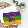 thumbnail image 2 of Mardi Gras with Beads Greeting Cards and Envelopes Pack of 8, 2 of 2