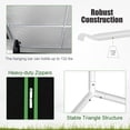 thumbnail image 5 of Topcobe 36 x 20 x 63 Inch Indoor Grow Room with Observation Window, Plant Tent, Smell Proof Grow Tent, Black, 5 of 10