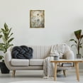 thumbnail image 3 of Stupell Industries Subtle Botanicals Pattern Plants & Flowers Painting Gold Floater Framed Canvas Art Print Wall Art, 17 x 21, 3 of 10