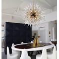 thumbnail image 2 of Hudson Valley Lighting 9048 Sparta 18 Light 48" Wide Sputnik Chandelier - Brass, 2 of 7