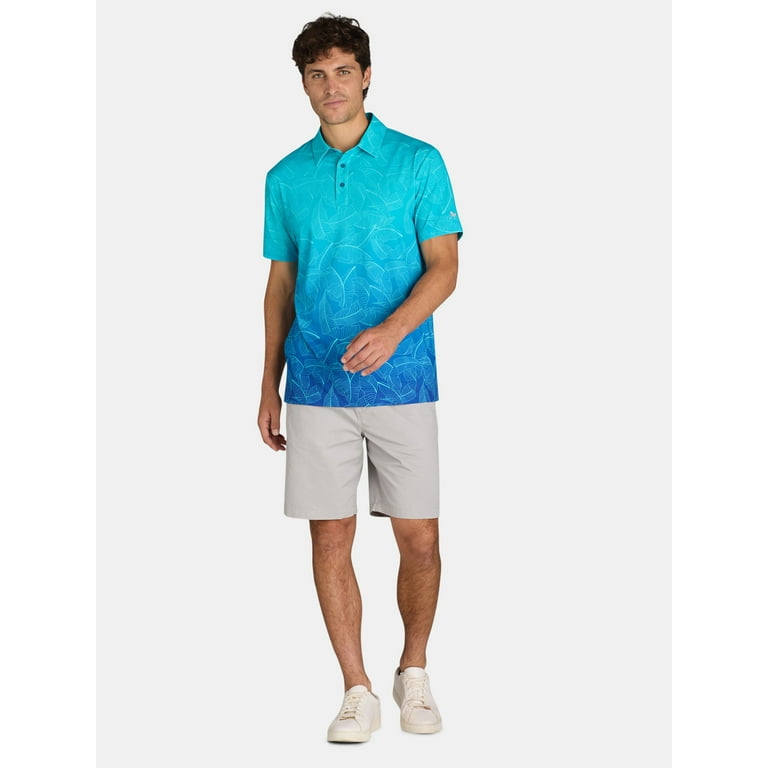 Birdie Bound Men's and Big Men's Printed Golf Polo Shirt with