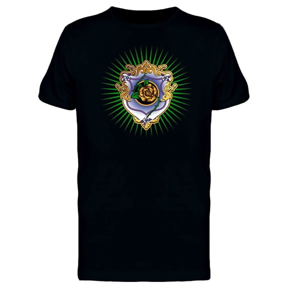 Golden Rose Emblem Tee Men's -Image by Shutterstock