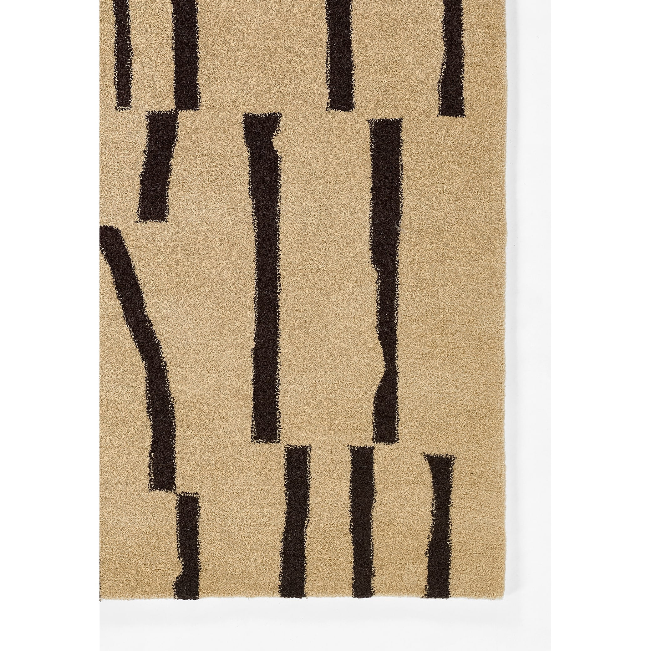Momeni Simba Hand Tufted Wool Geometric Ivory Area Rug 2' X 3'