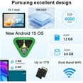 thumbnail image 5 of 10 inch Tablet, Android 11 Tablets, 4GB RAM+64GB ROM 512GB Expandable Tableta, 1.8GHz Quad Core Processor, 1280*800 IPS 10'' HD Touch Screen, 2+8MP Dual Camera, 6000mAh Battery Tablet PC, 5 of 6