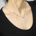 thumbnail image 2 of TEAMER Evil Eye Pendant Necklace Stainless Steel Lucjy Eye Amulet Protection Charm Minimalist Women Jewelry, 2 of 4