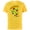 Yellow, variant on Disney and Pixar’s Toy Story Aliens Pepperoni Pizza - Short Sleeve Cotton T-Shirt for Adults - Customized-Natural