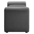 thumbnail image 2 of Waverly Performance Velvet Bench, 2 of 3