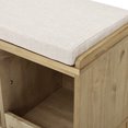 Modern Essentials Charlotte Solid Wood 4Cube Storage Bench, Multiple