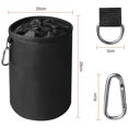 thumbnail image 2 of Bolsa para colgar pinzas de ropa con diseño portátil, organizador que ahorra espacio para pinzas de ropa con cierre de cordón a prueba de polvo para un almacenamiento limpio, 2 of 5
