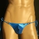 thumbnail image 3 of Tanga de hombre de seda de hielo, anillo de acero elástico, cinturón largo y delgado, cintura baja, sexy, bolsa convexa en U, pantalones T para hombre, cintura ajustable, 3 of 6