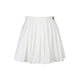 thumbnail image 2 of Falda plisada de cintura alta para mujer Falda corta con estampado de letras laterales con cremallera XBTCLXEBCO Blanco, Mediana, 2 of 6