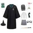 thumbnail image 3 of Uniforme escolar de Marfa, disfraz de Hogwarts, túnicas mágicas, capa de Gryffindor, suéter de Hufflepuff, corbata de Slytherin, falda de Hermione, 3 of 5