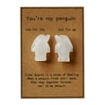 thumbnail image 2 of Couples Gifts for Her Him,Rose Quartz Penguin Gifts for Couples,Romantic Anniversary Wedding Birthday Valentines Gift for Men Women Boyfriend Girlfriend Husband Wife,Easter Gift(B), 2 of 5