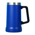 thumbnail image 1 of Yuarrent Taza de vacío a prueba de fugas, lavable, antideslizante, reutilizable, aislamiento térmico, 709ml, botella de agua de repuesto para oficina Suministros térmicos Azul Yuarrent HA074472-07, 1 of 6