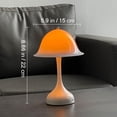 thumbnail image 3 of Mushroom Table Lamp, Vintage Lamp LED Desk Lamps Cordless Reading Light Rechargeable Night Light, 3-Way Stepless Dimmable Touch Lights, Summer Decorations for Home, 3 of 6