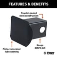 thumbnail image 4 of 2" Black Steel Hitch Tube Cover (Packaged), 4 of 5