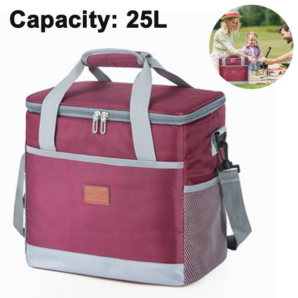 1 pcs Lunch Bag 15L 25L Insulated Lunch Box Soft Cooler Cooling