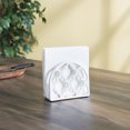thumbnail image 1 of Lattice Collection Cast Iron Napkin Holder, White, 1 of 6