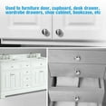 thumbnail image 4 of Lohoms Door Knobs, 40PCS Cabinet Knobs Drawer Pulls, Stainless Steel Door Handles Kitchen Cupboard Drawer Hardware Brushed Nickel Pulls With Screws, Silver, 4 of 11