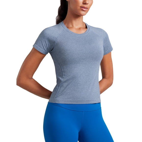 Remera CRZ YOGA Mediana Sin Costuras Transpirable Deportiva