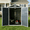 Cold Grey - 6x4 ft, variant on LuckyNote 4x6 ft Outdoor Plastic Storage Shed with Floor, Lockable Resin Tool Shed with Window & Vents, for Backyard Garden, Black