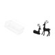 thumbnail image 5 of Elegante Juego De Figuras De Ciervo De Resina Negra Para Sala De Estar Y Mesa De Estudio, Decoración, Escultura Animal Perfecta, Regalo Para Amigos Y Exhibición En El Balcón., 5 of 8