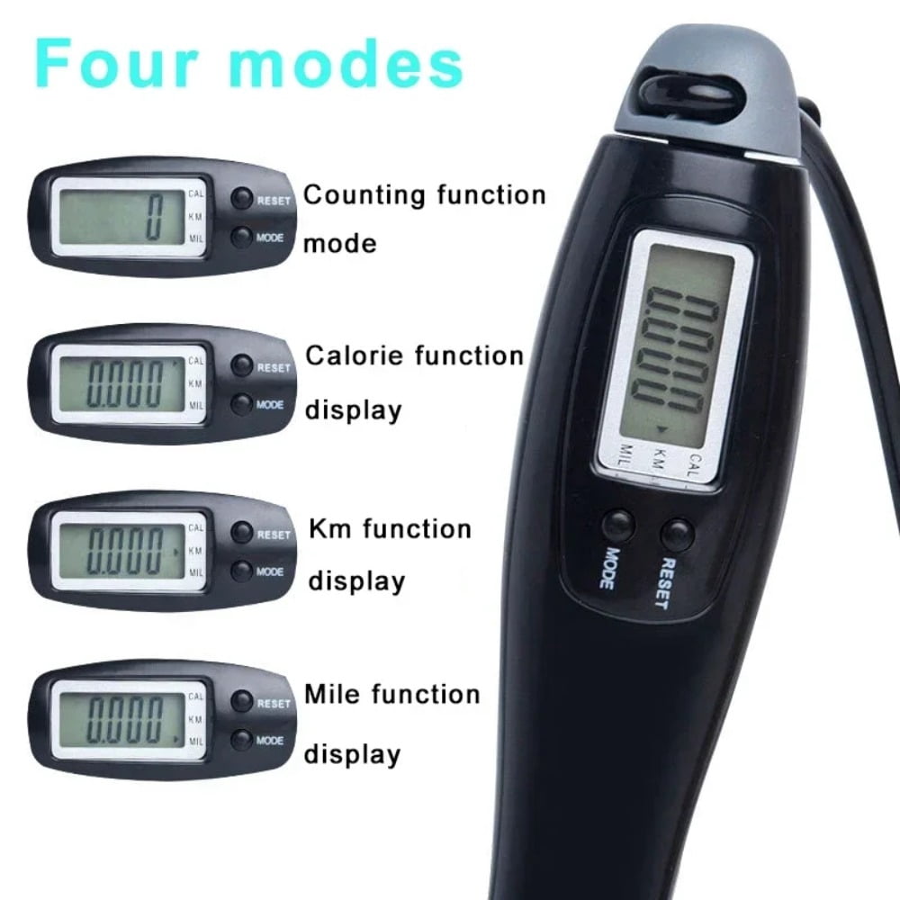 Smart Digital Counting Jump Rope Set Wireless Ball Cordless Skipping Rope Dual Purpose Fitness Training Indoor Outdoor Equipment