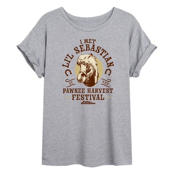 Parks and Recreation - Lil Sebastian  - Juniors Ideal Flowy Muscle T-Shirt