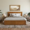 thumbnail image 2 of AFI Madison King Foundation Bed with Matching Footboard, Light Toffee, 2 of 13