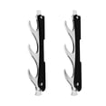 thumbnail image 2 of pitrice 2pieces Samurai Wakizashi Tanto Holder Wall Mount Rack For Martial Arts Collection Hanger Holder Bracket Display Rack black 3 layer, 2 of 6