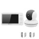 thumbnail image 2 of Cámara para bebés para el hogar, monitor para bebés de 5 pulgadas, monitor para bebés de 720P, monitor para bebés con audio de calidad superior, 2 of 9