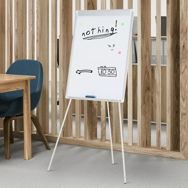 24” x 36” Portable Whiteboard With Height Adjustable Tripod