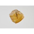 thumbnail image 2 of Bethel AMBER DISTORTED GLASS SINGLE PENDANT LIGHT FIXTURE WITH CHROME HARDWARE, 2 of 5