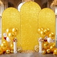 thumbnail image 2 of Bling Arch Backdrop Cover,Reusable Spandex Bling Wedding Arch Stand Cover with Zipper, Round Top Fitted Backdrop Cover for Birthday Party Ceremony Banquet Decoration, 2 of 8