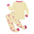 thumbnail image 5 of SXIMEE 3-8T Long Sleeve Snug Fit Pajamas for Girls 100% Cotton Sleepwear,Tops and Pants 2-Piece PJ Set, Unicorn Pattern, 5 of 6
