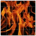 thumbnail image 1 of Picture-Tiles.com: Fire Ceramic Tile Wall Mural WAL500606-66L. 48"W x 48"H using (36) 8" x 8" Ceramic Tiles-Satin Finish, 1 of 3