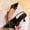 Black, variant on PiGOGI Women Plus Size Pointed Toe Closed Toe High Heel Sandals Patent Leather Slingback Summer Wine