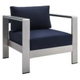 thumbnail image 1 of Fauteuil de Patio Extérieur en Aluminium et Tissu Shore Sunbrella, 1 of 6