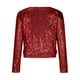thumbnail image 4 of Chaquetas para mujer Abrigos Abrigos Moda Frente abierto Chaqueta de lentejuelas Chaqueta corta de manga larga Abrigo casual Tops Odeerbi  ODB-5, 4 of 8