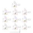 thumbnail image 3 of Unique Bargains Kit de Klaxon de Contrôle d'Avion RC 10Sets - 10 Pcs Klaxon de Contrôle en Nylon + 10 Pcs Vis, 3 of 3