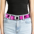 thumbnail image 5 of Paramount Pictures Belt, Seatbelt Buckle Belt, Mean Girls Plastics Collage Pink Black White, 30 to 44 Inches, 5 of 9