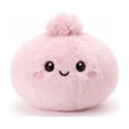 thumbnail image 2 of CaiYueKe Steamed Bun Plush Keychain Squishy Stress Relief Toy Cute Kawaii Bao Soft Fidget Sensory Food Themed Anxiety Gift Accessory Squeeze Velvet Velvety, 2 of 5