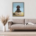 thumbnail image 3 of Stupell Industries Cottage Video Game Playing Dog Brown Floating Frame Canvas Art, 25 x 31, by Lucia Heffernan, 3 of 8