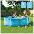 thumbnail image 6 of INTEX 28207EP 10Ft X 30In Beachside Metal Frame Above Ground Pool Set with Filter Pump, 6 of 7