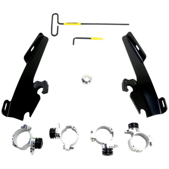 Memphis Shades Batwing Fairing Black Trigger-Lock Mounting Kit (MEB1999)