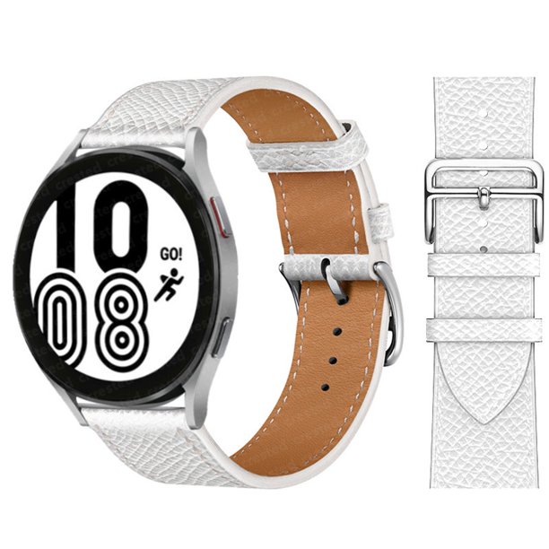 20Mm 22Mm Correa De Cuero Para Samsung Galaxy Watch 3 Active 2 Band 44Mm GT 2Pro 3pro 4/Classic 45/40Mm/46Mm Pulsera